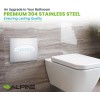 Alpine Industries Stainless Steel Toilet Seat Cover Dispenser Wall Mount