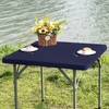 Nacuci Square Fitted Table Cover Elastic Tablecloth Stretch Spandex Table