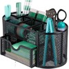 Netume office desk organiser, metal mesh pen holder, table organiser,