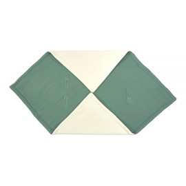 KraftKids Baby Car Seat Blanket in Double Crepe Green Jade 100 x 100 cm Baby Blanket Fluffy Warm Fleece Blanket