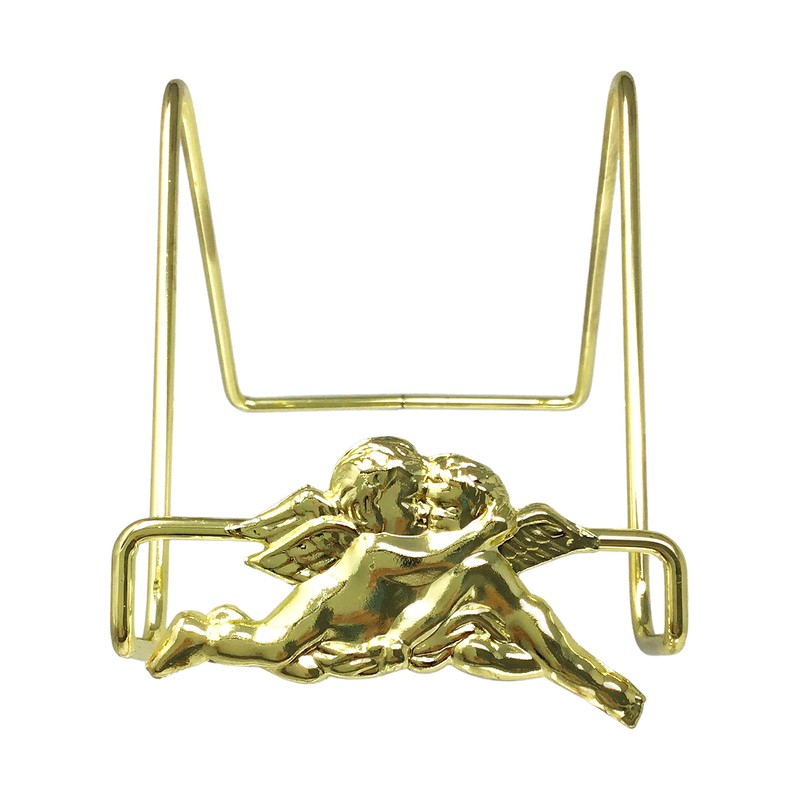 BANBERRY DESIGNS Cherub Decor - Plate Stand - Set of