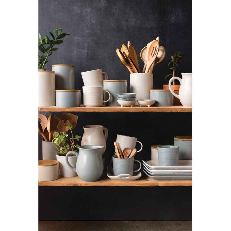 Now Designs 5066025aa Recipiente de gres para terreno Med Dusk,