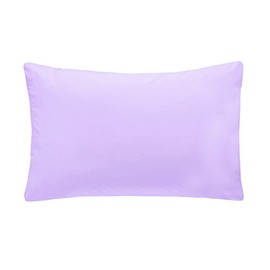 Just Contempo Plain Percale Pillow Case, 50 x 75 cm - Lilac Purple, Pack of 2