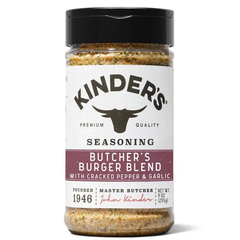 Kinder's Butcher's Burger Blend With Cracked Pepper & Garlic 9oz