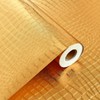 Cismmy Peel and Stick Wallpaper Gold Crocodile Wallpaper 15.7" X