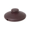 B&P Lamp Brown On-Off Phenolic Push Button Floor Switch