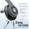 iJoy Bluetooth Headphones Over Ear, Wireless and Wired Foldable Headset