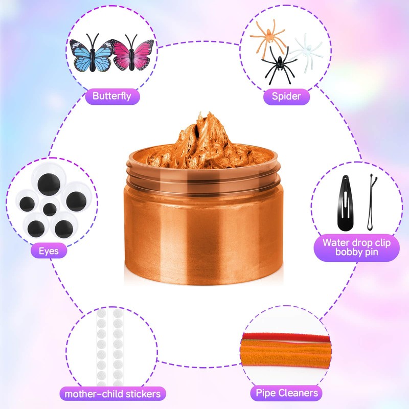 Orange Temporary Hair Color Wax for Party Cosplay Crazy Hair