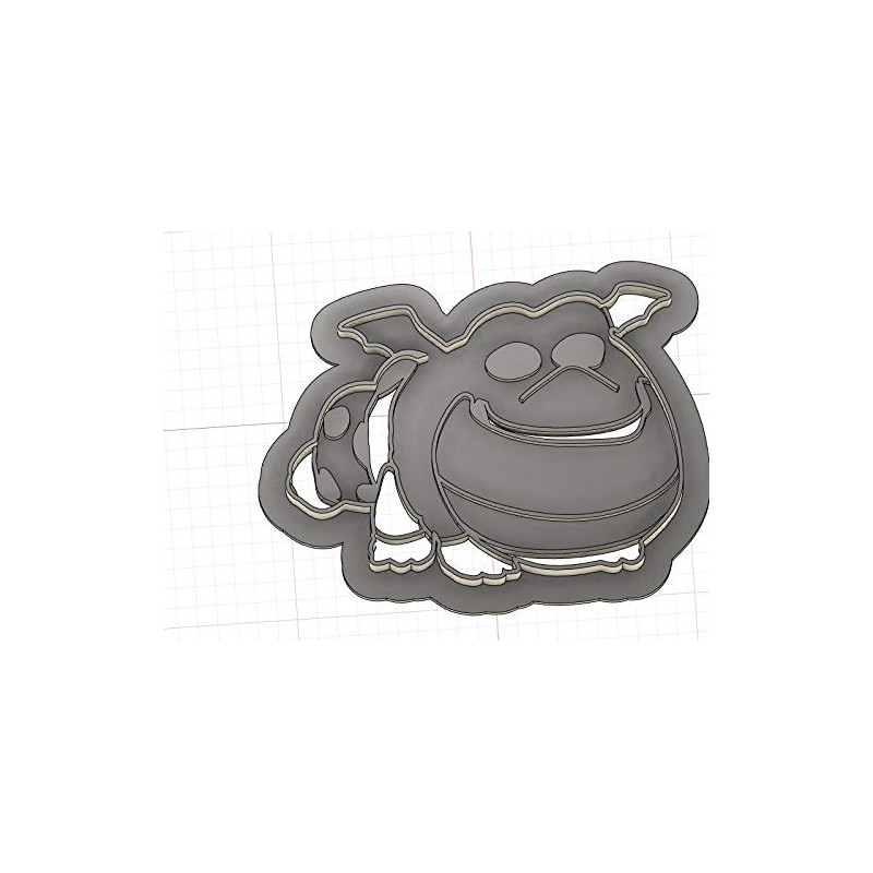 3D Printed Cookie Cutter Inspired by Dragons Rescue Riders Set