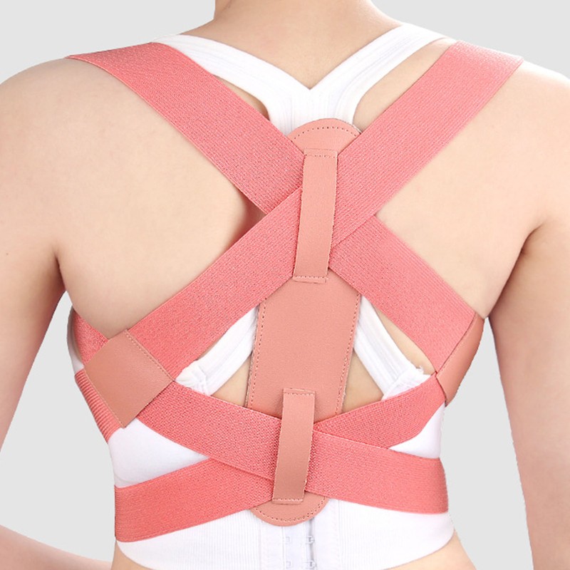 Posture Corrector Adjustable Clavicle Support Double Fixation Comfortable Adjustable Upper