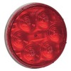 Maxxima Stop/Turn/Tail, 4In, 6 LED, Round, Red