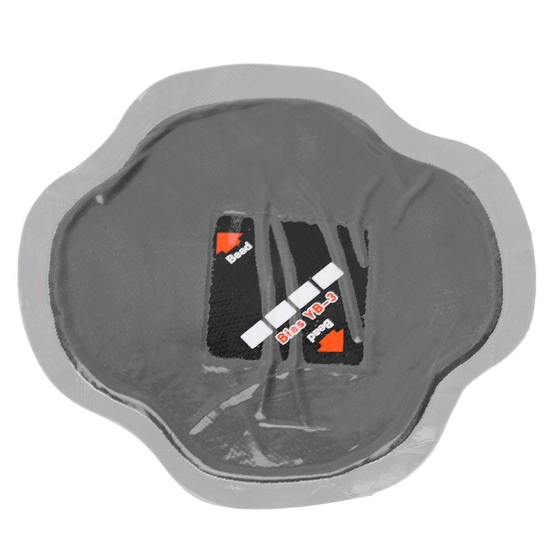 Qiilu 10Pcs 115mm Tire Patches Car Natural Rubber Tire Tyre