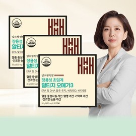 Kim So-hyung Wonbang Jang Yong-seong Supercritical Alti-G Omega-3 3 Boxes (600mg, 180 Capsules) / 김소형원방 장용성 초임계 알티지 오메가3 3박스(600mg180캡슐)