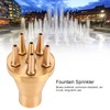 Fountain Nozzle Heads,1" DN25 Straight Style Fountain Nozzle,Brass Column Multi