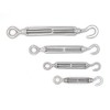 Mecollection 5pcs M8 Stainless Steel 304 Hook & Eye Turnbuckle