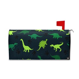 YETTASBIN Dinosaur Magnetic Mailbox Covers, Outdoor Decoration Mailbox Covers Reusable Letter Post Box Cover Mail Wraps for Home Garden Yard, 20.8 x 25.4 Inch