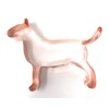 No. 1 Bull Terrier Copper Cookie Cutter