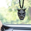 Mrisata Car Hanging Pendant with Samurai Hannya Japanese Oni Helmet