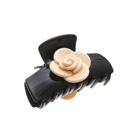KOBE VINGTAINE H7401-BK Camellia Design Hair Claw Flower Hair Accessories Rose Office Daily
