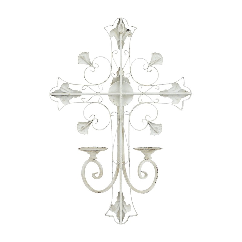 Deco 79 Metal Solid Wall Sconce, 17" x 5" x