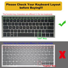 2PCS Keyboard Cover for HP EliteBook 830 835 840 845 1040 G9 G10 2024 2023 2022, 13.3 14 inch HP EliteBook Keyboard Protector Skin(Not fit 840 845 1040 G11 G8 G7 G6 G5 G4 G3),Gradual Pink+Clear