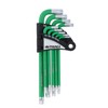 Takagi HANDIWORK Color Coated Hex Robe, Green, Set of 9,