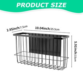 JNYLLN Magnetic Spice Rack for Refrigerator, Magnetic Basket Organizer Shelf Rack, Kitchen Moveable Magnetic Storage Holder, Office File Plastic Food Wrap Spice Pegboard Holder