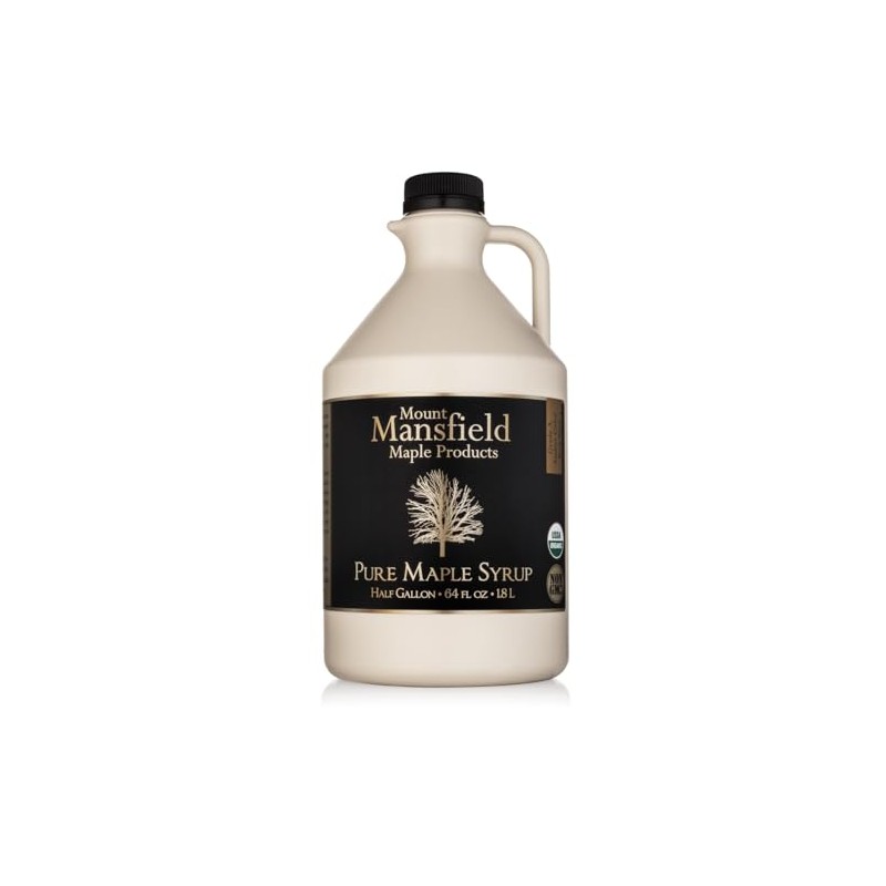 Mansfield Maple Certified Organic Pure Vermont Maple Syrup in Plastic