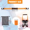 lasuroa 2pcs Ski Boot Carrier Straps with Storage Bag, Portable