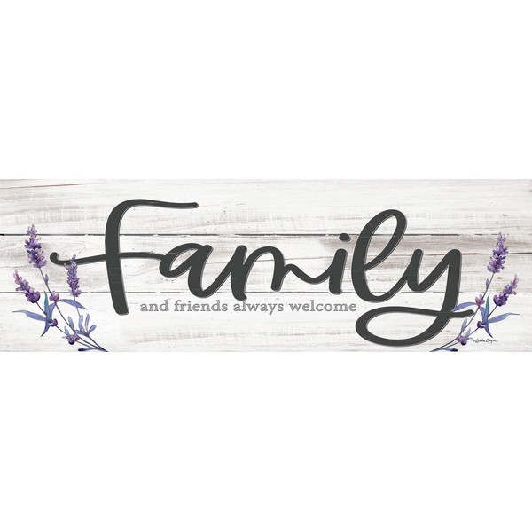 Family Friends Wall Art, Family and Friends Always Welcome Custom