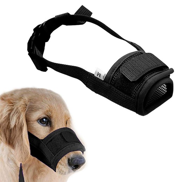Muzzle for Dogs - Adjustable Soft Dog Muzzle for Small