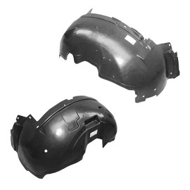 Parts N Go 2001-2006 Silverado Sierra 2500HD 3500 Front Driver & Passenger Side Fender Liner Set - 15268589 GM1249165