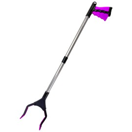 HPr-HPi Reacher Grabber Tool, Foldable Trash Picker Grabber, Trash Gripper, Garden Nabber, Litter Picker, Extended Grabber (Purple)