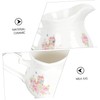 MAGICLULU Elegant Ceramic Milk Pitcher Syrup Container for Coffee for