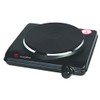 EUROSTAR Single Burner with Cast-Iron Flate Plate, Black