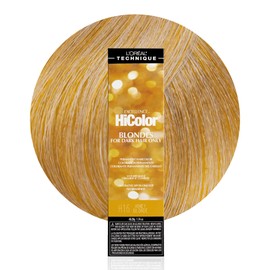 L'Oréal Technique HiColor Browns & Blondes Permanent Hair Color - Lifts Dark Hair in One Step, No Brassiness, Rich, Smooth Creme Formula, Intense, Long-Lasting Color, Honey Blnd