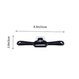 Operitacx 2 Pieces Adjustable Spokeshave Hand Tool with Flat Base for Crafting Ergonomic Design Sturdy Metal Handle Sharp for Precise Woodworking