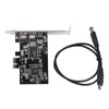 PCI-E PCI Express FireWire 1394a IEEE 1394 Controller Card with