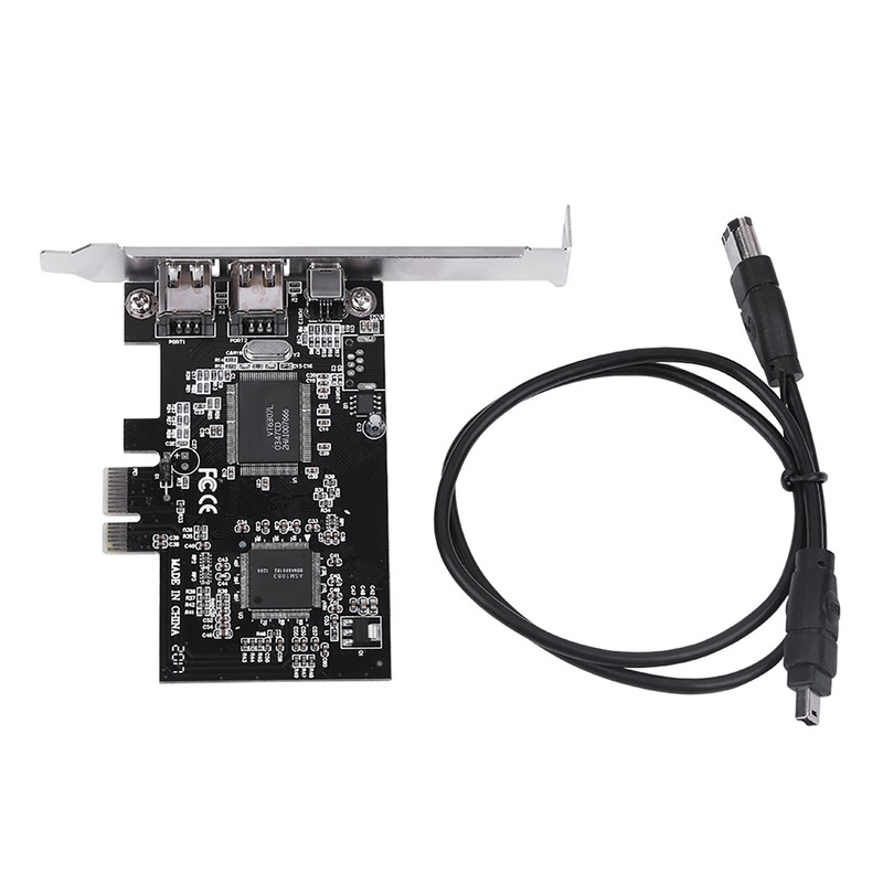PCI-E PCI Express FireWire 1394a IEEE 1394 Controller Card with