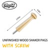 Sfcddtlg 36PCS Wooden Shaker Peg Wood Screw-2.95 Inch on Shaker