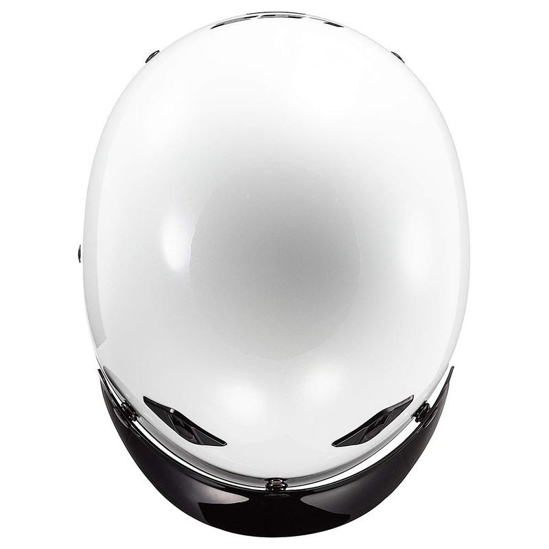 LS2 Helmets Bagger Motorcycle Half Helmet (Gloss White - Medium)