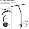 LED Desk Lamps with Clamp for Home Office,Remote Control Eye-Caring