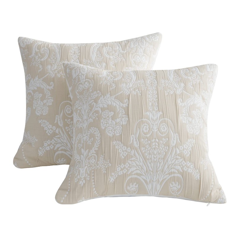 Blythease Oversized King Bedspread 128x120 Extra Wide, Jacquard Matelasse Damask