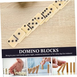 VICASKY 1 Set Set Dominoes Set for Adults of Domino Blocks with Dots for Parties and Educational Fun