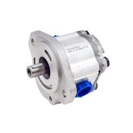 Magister Hydraulics Gear Pump 7/8" Keyed Shaft 0.97 CID 3-12 GPM CW Rotation, Cast Iron SAE-12 Inlet SAE-10 Outlet Ports, Hydraulic Fluid Gear Pump 3600 PSI 2-Bolt B mounting