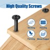 ANCHOREASE #8×2″ Sheet Metal Screws 100Pcs, 410 Stainless Steel Self