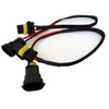 H9 HID Input Wire from Car Light Plug to Xenon Ballast (Pack of 2)