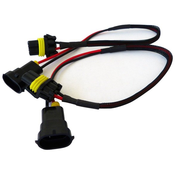 H9 HID Input Wire from Car Light Plug to Xenon