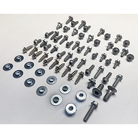 76pc SPECBOLT Body Bolt KIT for Plastics seat fenders Fork Guards shrouds & subframe. Fits KTM & Husqvarna 65 80 85 125 150 200 250 350 400 450 500 520 525 SX SX-F XC XC-F XC-W XCF-W EX EXC EXC-F