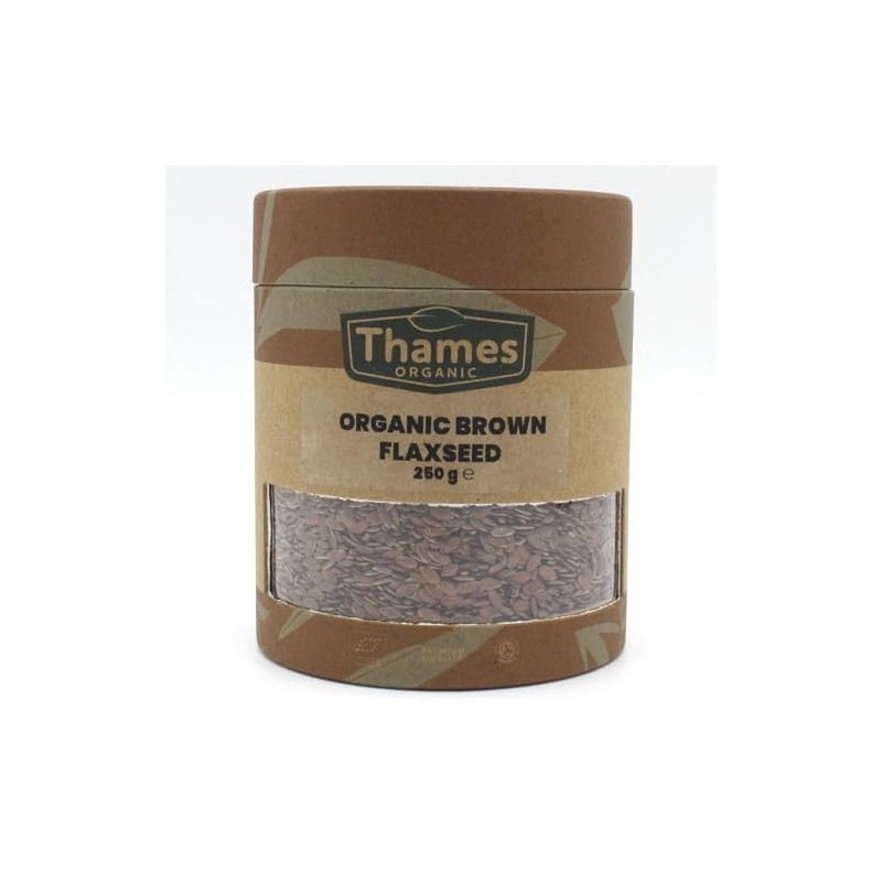 Organic Brown Flaxseed High Fiber, Omega-3s, Non-GMO, 100% Natural, Vegan,